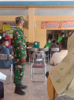 Program Percepatan Vaksinasi Covid-19 Kepada Masyarakat Desa Singopadu Kec. Tulangan Kab. Sidoarjo