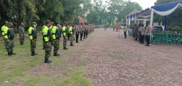 Babinsa Koramil 0816/05 Tulangan Sertu Joko. D.P Tergabung Dalam Sidang Tipiring Pelanggar Protokol Kesehatan Covid-19