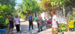 Babinsa Koramil 0816/05 Tulangan Laksanakan Tracing Kontak Erat Warga Terkonfirmasi Covid-19