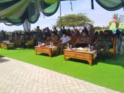 Danramil 0816/07 Krembung Hadiri Peresmian Masjid H. Mudjiadi di Desa Mojoruntut Kec. Krembung