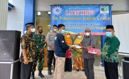 Babinsa Koramil 0816/06 Tanggulangin Hadiri Sosialisasi Pemulasaran Jenazah Covid-19