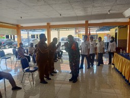 Danramil 05/Tulangan Menghadiri Kegiatan Pengambilan Sumpah mutasi Jabatan Perangkat Desa Tulangan