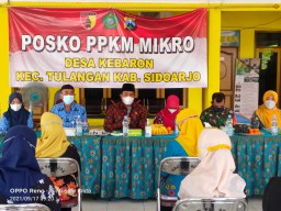 BABINSA DAN BHABINKAMTIBMAS DESA KEBARON HADIRI SOSIALISASI KESEHATAN JIWA MASYARAKAT
