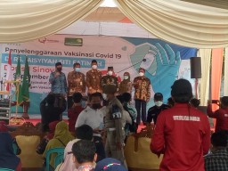 Danramil 0816/05 Tulangan bersama anggota Hadiri Kunker Bupati Sidoarjo di RS. Siti Fatimah