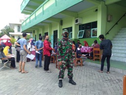 Serka Awwabin Laksanakan Pam Vaksin di Desa Rejeni Kec. Krembung