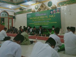Babinsa Ramil 0816/02 Candi hadiri pelantikan pengurus NU dari 12 Desa Kec. Candi