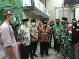 Babinsa Koramil 0816/09 Krian Hadiri Peresmian Masjid Baitul Jannah Dusun Parengan Desa Kraton