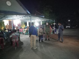 Serka I Nengah Medal Laksanakan Pam di GKJW Desa Wonomlati