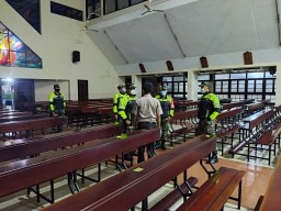 JELANG NATAL 2021, KORAMIL 0816/16 AKTIF LAKSANAKAN PATROLI TEMPAT IBADAH DI WILAYAH KEC. WARU