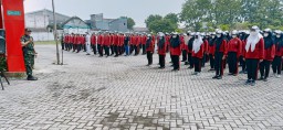 Babinsa Koramil 0816/01 Sidoarjo Kota Latih PBB, Masa Orientasi Siswa MOS