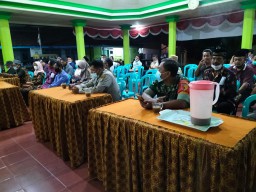 Serma Sukardi Hadiri Acara Penetapan APBDes Tahun Anggaran 2022 Di Desa Jiken Kecamatan Tulangan