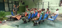 DANDIM 0816 SIDOARJO LETKOL INF MASARUM DJATI LAKSONO TINJAU KORAMIL 01/KOTA SIDOARJO