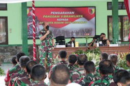 Kunker Pangdam V/Brawijaya ke Markas Kodim 0816/Sidoarjo