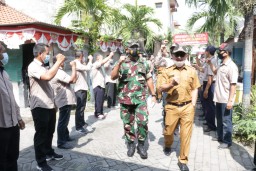 Kodim 0816 Sidoarjo Lakukan Penilaian Desa Rangkah Kidul Sidoarjo Kota Sebagai Kampung Pancasila