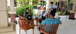 Peltu Kartono Bati Tuud Koramil 0816/06 Komsos Dengan Forkopimka Tanggulangin