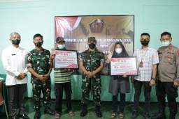 Dandim 0816 Sidoarjo hadiri Launching Penyaluran Bantuan BTPKLWN-TNI
