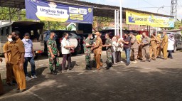 Danramil 0816/06 Tanggulangain Beserta Anggota menghadiri Kegiatan Silaturahmi Dan Halal Bihalal
