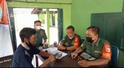 Penyaluran Bantuan Tunai Pangan disalurkan oleh Koramil Jajaran Kodim 0816/Sidoarjo