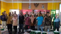 Dandim 0816/Sidoarjo Bersama Forkopimda Cangkrukan Kamtibmas Menjelang Pilkades Serentak 2022 Sidoarjo