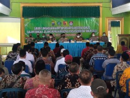 Jelang Pilkades Serentak, Danramil 0816/09 hadiri safari cangkrukan kamtibmas bersama Wakapolresta Sidoarjo