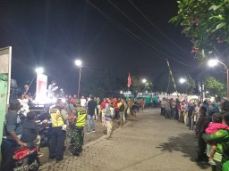 Babinsa 0816/03 Buduran melaksanakan pemantauan kegiatan kampanye calon Kades