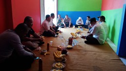 Bersama Forkopimka Babinsa 0816/06 Tanggulangin Silaturahmi Ke Kediaman Bakal Calon Kades Penatarsewu