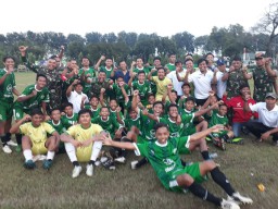 Forkopimka Tanggulangin Turut Meriahkan Turnamen Sepak Bola Liga Santri Piala KASAD 2022