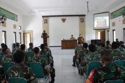 Sosialisasi Penanganan PMK Oleh Dinas Pangan dan Pertanian Kab. Sidoarjo di Kodim 0816/Sidoarjo