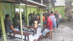 Danramil 0816/05 Tulangan Gelar Syukuran Mengharap Ridho Sang Maha Kuasa Dalam Melaksanakan Tugas Sehari-Hari