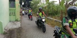 Bati Tuud Ramil 05/Tulangan mengerahkan anggota patroli keamanan pasca Lebaran Idul Adha
