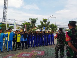 BABINSA BERSAMA BERSAMA PILAR LAIN SELEKSI PASKIB DI WILAYAH KECAMATAN SUKODONO