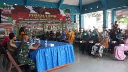Program Non fisik TMMD di Rejeni dengan sosialisasi germas