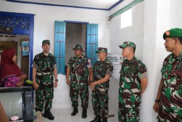Danrem 084/BJ dan Waasintel KASAD Kunjungi Lokasi TMMD di Desa Rejeni, Krembung Sidoarjo