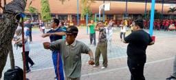 Semangat Senam Bersama Forkopimka Dan Masyarakat