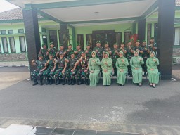 KUNJUNGAN KERJA DANREM 084/BJ KE KODIM 0816/SIDOARJO