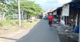 Jaga Imunitas Tubuh Anggota Koramil 0816/06 Tanggulangin Laksanakan Lari Aerobic