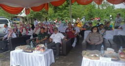 Danramil 0816/06 Tanggulangin Hadiri Undangan Dalam Giat Gladi Lapang Simulasi Krisis Bencal