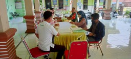 Monitoringnya Babinsa Ramil 0816/13 Dalam Pendaftaran Perangkat Desa