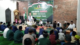 Wujud Kedekatan Dengan Tokoh Agama, Babinsa Koramil 0816/13 Wonoayu Ikuti Peringatan Hari Santri Nasional.
