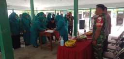 Babinsa Koramil 0816/13 Wonoayo Hadiri Pelantikan Ketua Tim Penggerak PKK Dan Pengukuhan Bunda PAUD