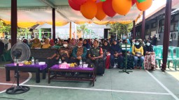 Babinsa 0816/13 Hadiri Gelar Karya Proyek Profil Pelajar Pancasila