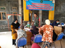 BABINSA KORAMIL 0816/13 WONOAYU MELAKSANAKAN PENDAMPINGAN POSYANDU LANSIA