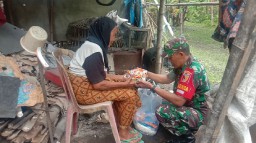 KORAMIL 0816/15 SUKODONO LAKSANAKAN PROGRAM BABINSA MASUK DAPUR