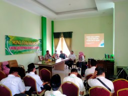 Bati Tuud Koramil 0816/10 Balongbendo hadiri kegiatan Mini Lokakarya Lintas Sektor Puskesmas Balongbendo
