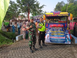 Babinsa Koramil 0816/09 Krian Hadiri Peresmian balai pertemuan Dusun Jrebeng Desa Sidomulyo Kecamatan Krian