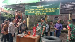 Posko Siaga Bencana Hidrometerologi di Koramil 0816/12 Prambon