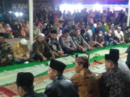 Danramil 0816/05 Beserta Para Babinsa Hadiri Tasyakuran &amp; Peresmian Betonisasi Perbaikan Jalan Kecamatan Tulangan