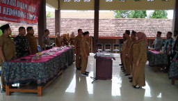 Danramil 0816/05 Hadiri Acara Pelantikan Kepala Dusun Desa Kedondong, Kec Tulangan