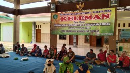 Babinsa Koramil 0816/13 Menghadiri acara Tradisi Ruwahan