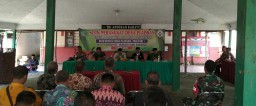 Danramil 0816/13 Wonoayu Hadiri Pelantikan Perangkat Desa Plosan